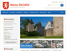Tablet Screenshot of policie.tachov-mesto.cz
